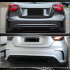 Mercedes A-class W176 2012–2018 Nadstavce na zadný nárazník (pre AMG-Line HB, karbón) fotografia 4