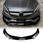 Mercedes A-class W176 2012–2018 Lip na predný nárazník (pre A45 AMG, ABS) fotografia 1