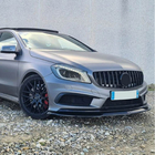 Mercedes A-class W176 2012–2018 Lip na predný nárazník (pre A45 AMG, ABS) fotografia 3