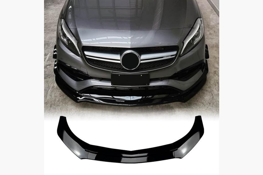 Mercedes A-class W176 2012–2018 Lip na predný nárazník (pre A45 AMG, ABS) Image