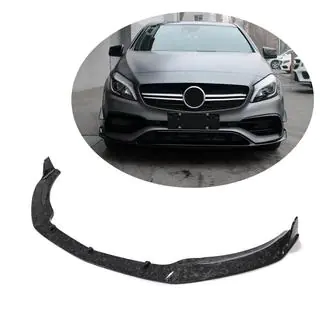 Predný splitter nárazníka Lip (pre A45 AMG HB 2016-2018, karbón) fotografia 1