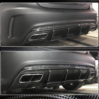 Difúzor zadného nárazníka V1 (pre AMG-Line / A45 AMG HB) Mercedes A-class W176 2012–2018 fotografia 3