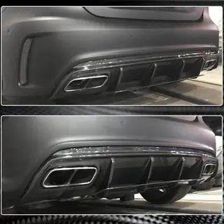 Difúzor zadného nárazníka V1 (pre AMG-Line / A45 AMG HB) fotografia 3
