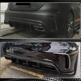 Difúzor zadného nárazníka V1 (pre AMG-Line / A45 AMG HB) Mercedes A-class W176 2012–2018 fotografia 4