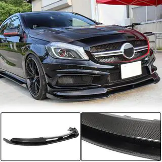Karbonový predný lip nárazníka Lip V2 (pre AMG-Line / A45 AMG HB 2013-2015) fotografia 1