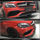 Mercedes A-class W176 2012–2018 Lip na predný nárazník (pre AMG-Line / A45 AMG HB 2016-2018, karbón) fotografia 3