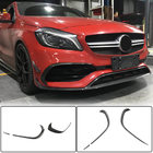 Mercedes A-class W176 2012–2018 Lip na predný nárazník (pre AMG-Line / A45 AMG HB 2016-2018, karbón) fotografia 6