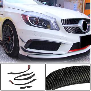 Nadstavce predného nárazníka (pre AMG-Line / A45 AMG HB 2013-2015, karbón) fotografia 1