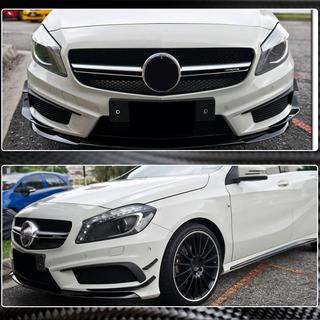 Nadstavce predného nárazníka (pre AMG-Line / A45 AMG HB 2013-2015, karbón) fotografia 3