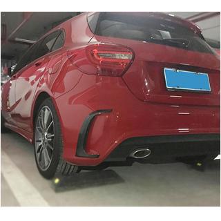 Karbonové lišty na zadný nárazník (pre A45 AMG HB 2013-2015) Mercedes A-class W176 2012–2018 fotografia 2