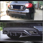 Mercedes A-class W176 2012–2018 Difúzor zadného nárazníka V2 (pre AMG-Line / A45 AMG HB) fotografia 3