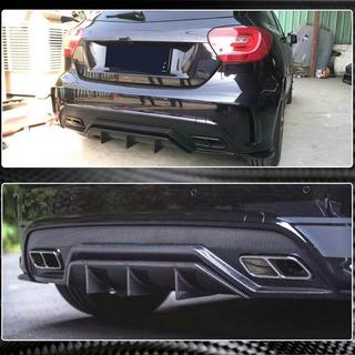 Difúzor zadného nárazníka V2 (pre AMG-Line / A45 AMG HB) fotografia 3