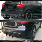 Mercedes A-class W176 2012–2018 Kryty zadného nárazníka Flap (pre AMG-Line / A45 AMG HB, karbón) fotografia 3