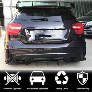 Kryty zadného nárazníka Flap (pre AMG-Line / A45 AMG HB, karbón) Mercedes A-class W176 2012–2018 fotografia 2