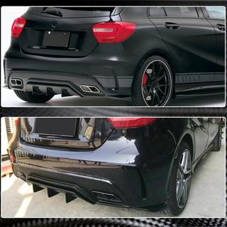 Kryty zadného nárazníka Flap (pre AMG-Line / A45 AMG HB, karbón) Mercedes A-class W176 2012–2018 fotografia 3