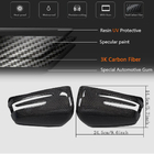 Mercedes A-class W176 2012–2018 Kryty zrkadiel (karbón) fotografia 6