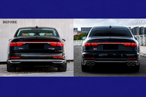 Audi A8 2018– Faceliftový kit s výmenou svetlometov (pre S8 2025) fotografia 3