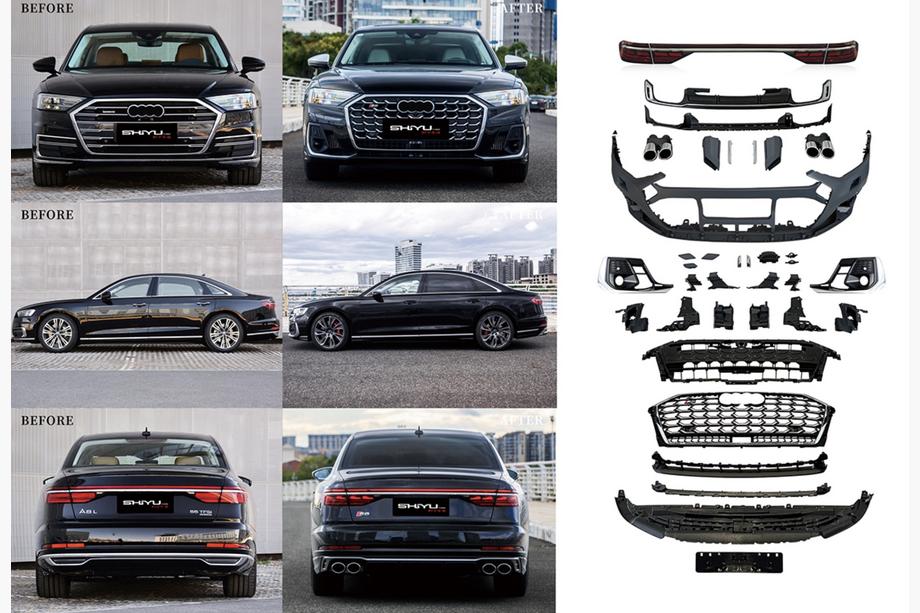Audi A8 2018– Facelift kit bez výmeny svetlometov (pre S8 2025) Image