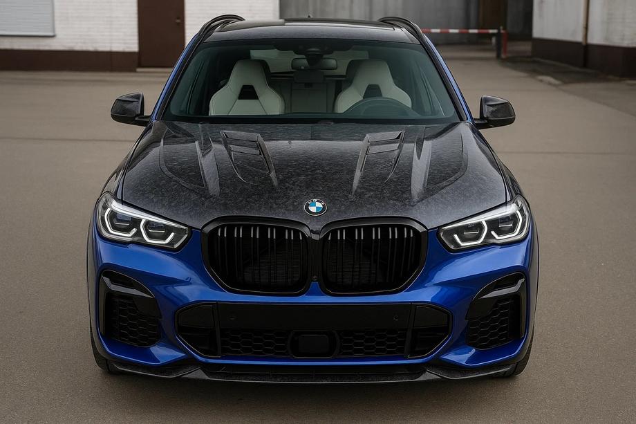 BMW X5 G05 2019–2026 Kapota z kovaneho karbónu V3 (G05/F95) Image