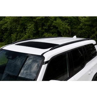Integrované strešné lyžiny čierne OEM (hliník) Toyota Land Cruiser Prado 250 2023–