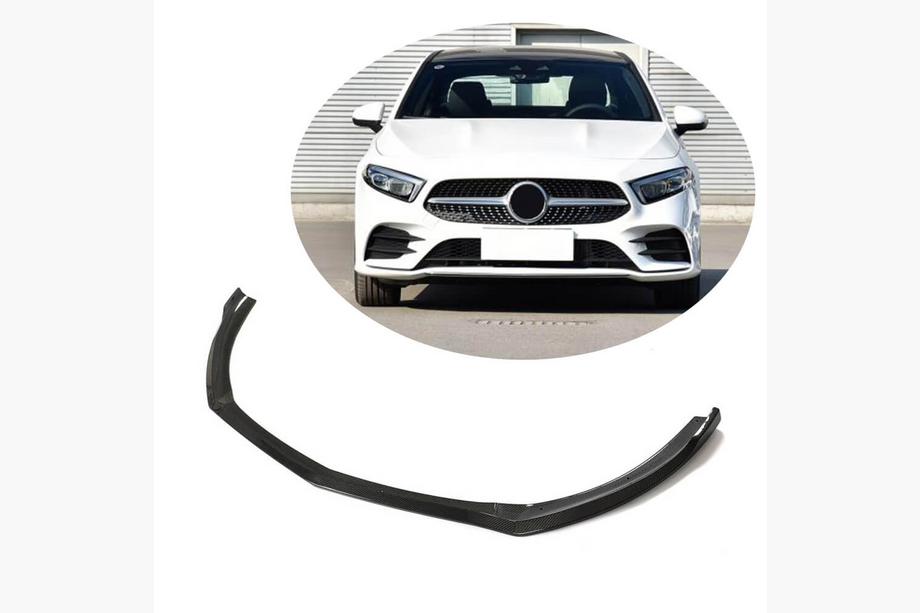 Mercedes A-class W177 2018– Karbonový kryt predného nárazníka Lip V2 (pre AMG-Line SD 2018-2021) Fotografia 1