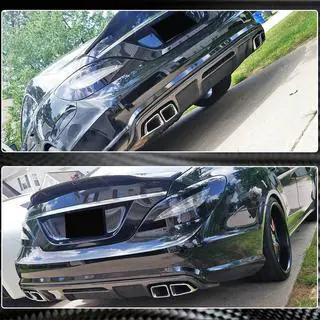 Difúzor zadného nárazníka (pre Base/CLS63 AMG 2015-2018, karbón) fotografia 4