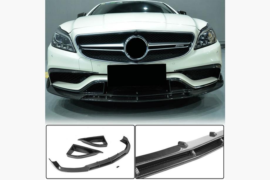 Mercedes CLS C218 2011–2018 Lem predného nárazníka Lip V1 (pre CLS63 AMG SD 2015-2018, karbón) Image