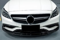 Mercedes CLS C218 2011–2018 Predný nárazníkový lip spojler (pre CLS63 AMG SD 2015-2018, karbón) fotografia 2