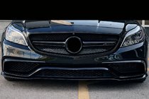 Mercedes CLS C218 2011–2018 Predný nárazníkový lip spojler (pre CLS63 AMG SD 2015-2018, karbón) fotografia 5