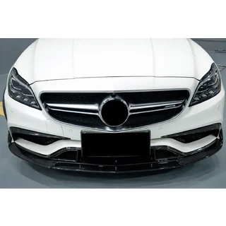Predný nárazníkový lip spojler (pre CLS63 AMG SD 2015-2018, karbón) fotografia 2
