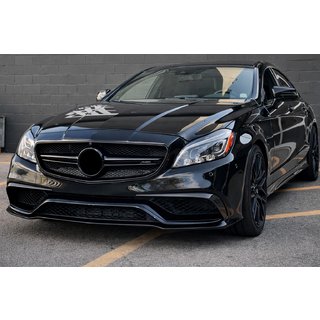 Predný nárazníkový lip spojler (pre CLS63 AMG SD 2015-2018, karbón) fotografia 3