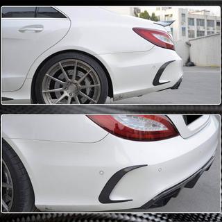Lišty na zadný nárazník (pre Base / CLS63 AMG SD 2015-2018, karbón) fotografia 4