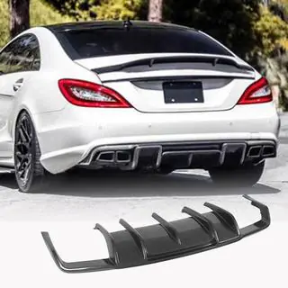 Difúzor zadného nárazníka (pre AMG-Line/CLS63 AMG 2011-2014, karbón) fotografia 1