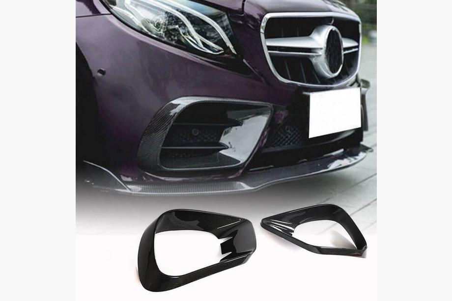 Mercedes E-class coupe C238 2016–2024 Nástavce na predný nárazník (pre AMG-Line 2017-2019, karbón) Image