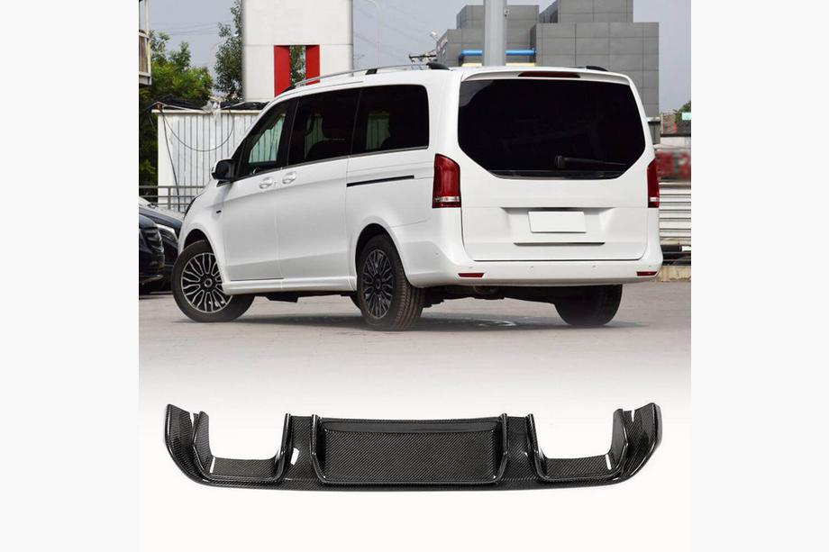 Mercedes Vito/V-trieda W447 2014– Difúzor zadného nárazníka V2 (pre V-Class 2014-2019, karbón) Image