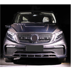 Mercedes Vito/V-trieda W447 2014– Predný nárazník V1 (2014-2019, Karbón) fotografia 3