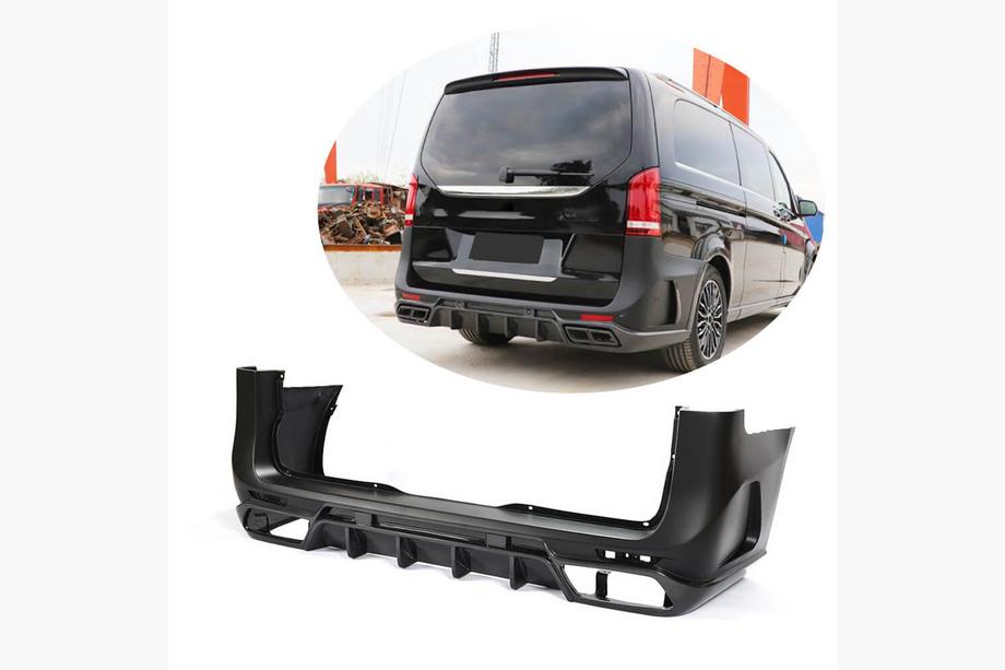 Mercedes Vito/V-trieda W447 2014– Zadný nárazník (2014-2019, karbón) Image