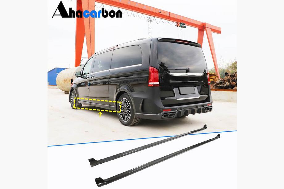 Mercedes Vito/V-trieda W447 2014– Bočné prahy (dlhý rázvor, karbón) Image