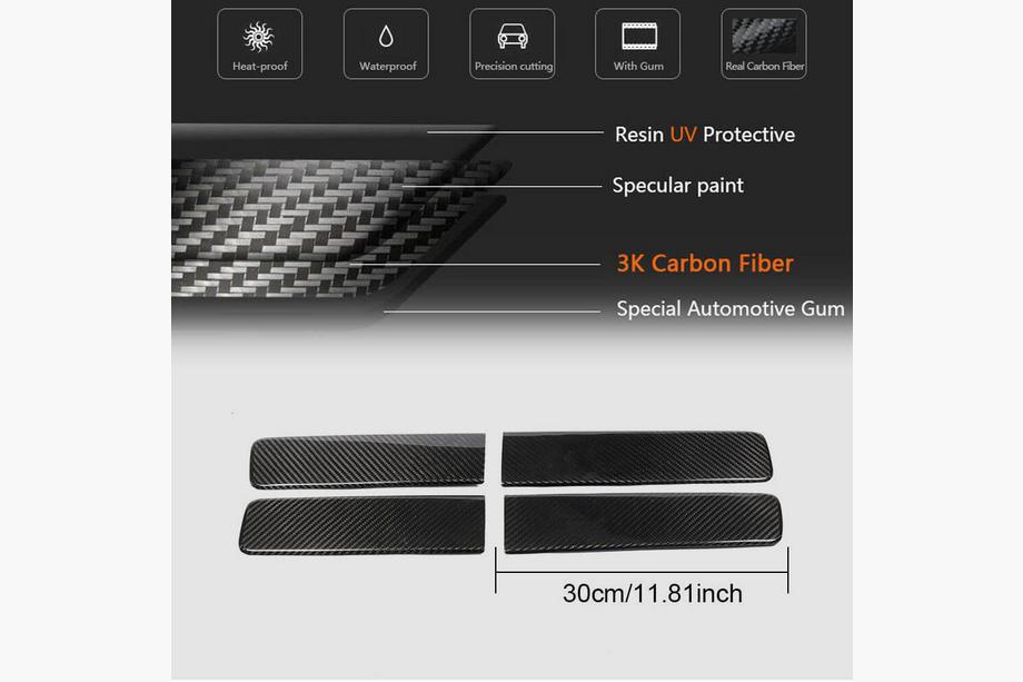 Mercedes G-Class W463 2018–2024 Interiérové kryty dverí (dry carbon) Fotografia 5