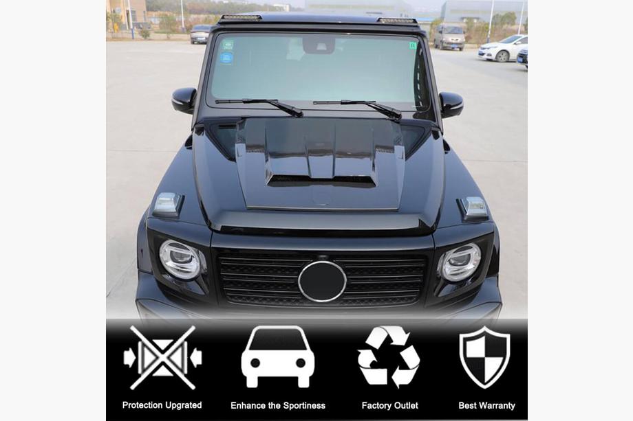 Mercedes G class W463 1990–2018 AMG-Design šilt (pre 2004-2018, karbón) Fotografia 5