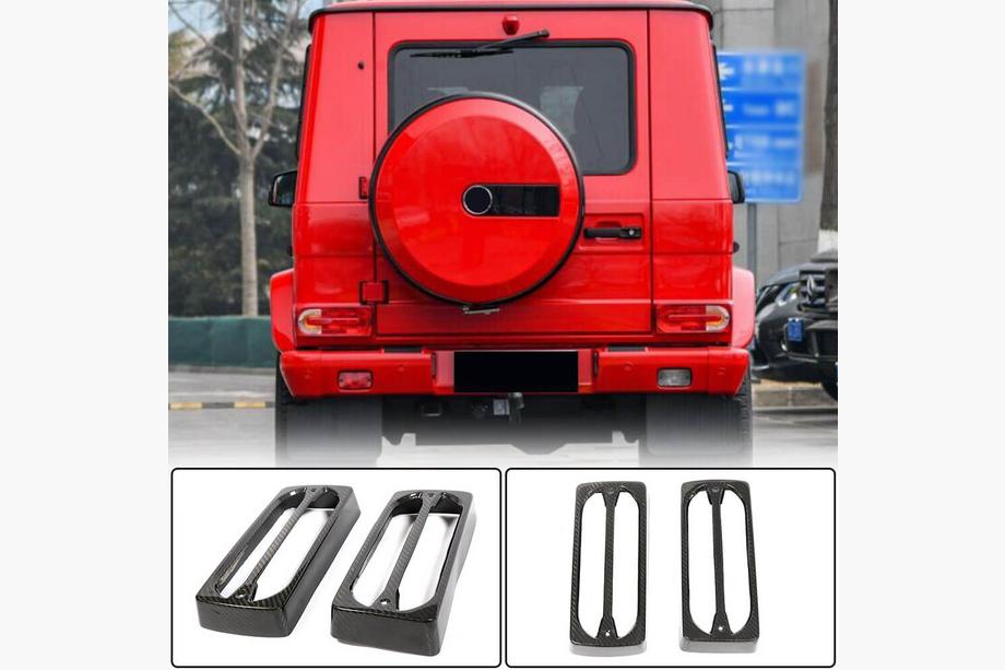 Mercedes G class W463 1990–2018 Kryty zadných svetiel (suchý karbón) Fotografia 1