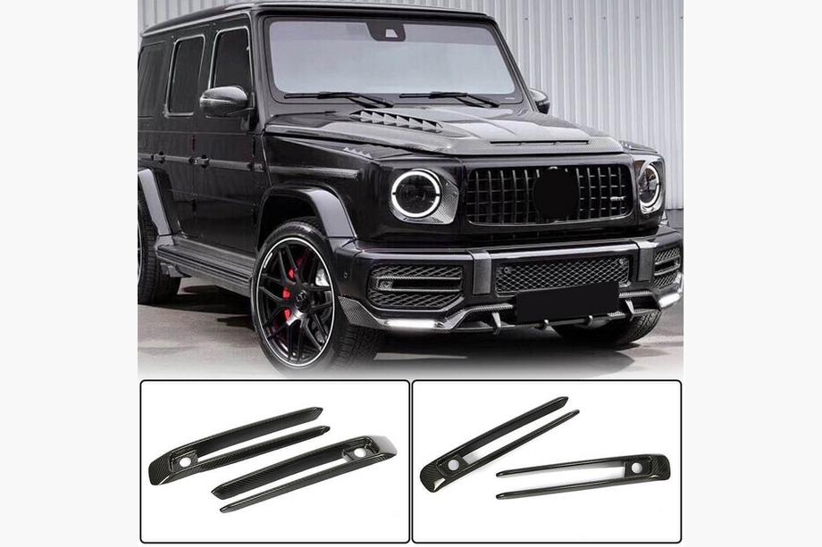 Mercedes G-Class W463 2018–2024 Karbonové kryty hmloviek (pre G63 AMG) Fotografia 1