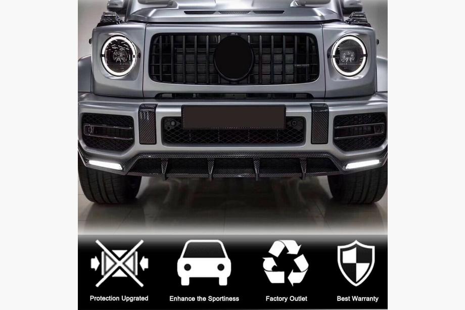 Mercedes G-Class W463 2018–2024 Karbonové kryty hmloviek (pre G63 AMG) Fotografia 3