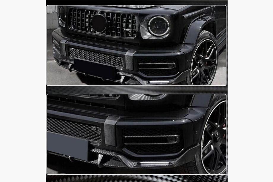 Mercedes G-Class W463 2018–2024 Karbonové kryty hmloviek (pre G63 AMG) Fotografia 4