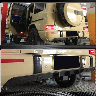 Difúzor zadného nárazníka V1 (pre G63 AMG, karbón) fotografia 4