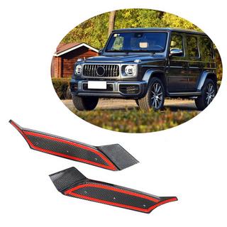 Karbonové nástavce predného nárazníka Flap (pre G63 AMG 2019-2021, karbón) fotografia 1