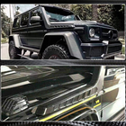 Mercedes G class W463 1990–2018 Šnorchl (pre 2004-2018, 2 ks, karbón) fotografia 5