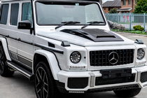 Mercedes G class W463 1990–2018 BRBS kryt kapoty (pre 2004-2018, karbón) fotografia 2
