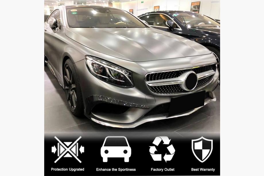 Mercedes S-class C217 Coupé 2014–2020 Vložky do predného nárazníka (pre AMG-Line 2015-2018, karbón) Fotografia 3