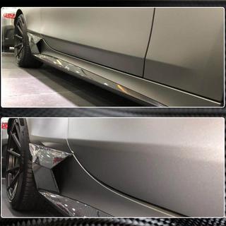 Bočné prahové nadstavce (pre AMG-Line 2015-2018, karbón) fotografia 4